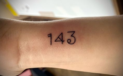 Wrist Tattoos, Small Wrist Tattoos, 143 Tattoo Ideas, 143 Tattoo, Small Wrist Tattoo, Wrist Tattoo, Tattoo Inspo, New Tattoos, Jesus Fish Tattoo