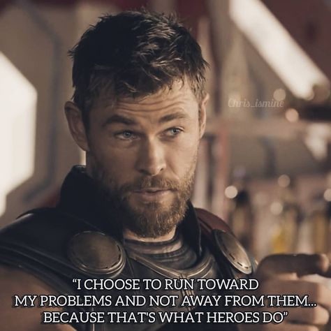 Famous Thor Quotes ♡ @chrishemsworth . . . . #chrishemsworth #chrishemsworthfans #chrishemsworthfanpage #chrishemsworthlover… Chris Hemsworth Quotes, Mcu Superheroes, Mcu Quotes, Thor Body, Thor Quotes, Thor Vs Thanos, John Calvin Quotes, Chris Hemsworth Movies, Orc Barbarian