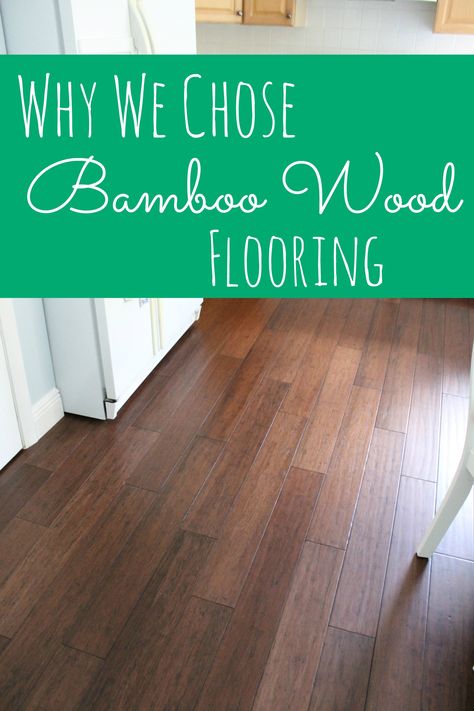 Why We Chose Bamboo Flooring (Before and After Photos!) Dark Bamboo Flooring, Bamboo Hardwood Flooring, Bamboo Wood Flooring, Bamboo Floors, Happy Home Fairy, Modern Flooring, Engineered Flooring, Bamboo Flooring, Grey Flooring