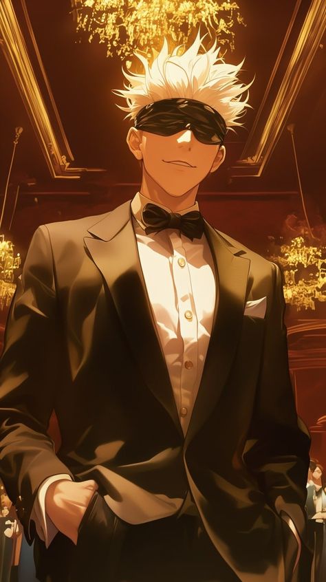 ▻ ⟦AI-Genenrated⟧  #呪術廻戦 #JujutsuKaisen Anime Suit, Image Dbz, Prince Of Egypt, Shojo Anime, 5 Anime, Cool Anime Wallpapers, Anime People, Black Tie Event, Madara Uchiha