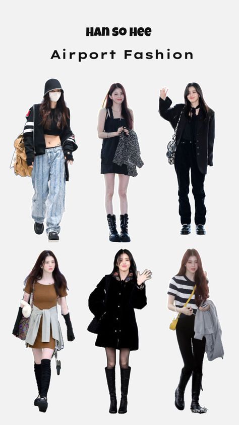 Han So Hee airport fashion Winter Outfits, Airport Fashion, Midi Skirts, Han So Hee Airport, Best Winter Outfits, Han So Hee, So Hee, Midi Skirt Outfit, Skirt Outfit