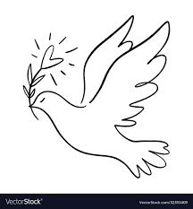 Drawing Of Doves Flying, A Dove Drawing, Pigeon Outline Drawing, Dove Flying Drawing, Peace Dove Drawing, Dove Svg Free, Dove Outline Drawing, One Line Bird Drawing, Cute Dove Tattoo