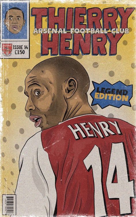 Vintage Arsenal Poster, Football Retro Poster, Football Vintage Poster, Football Comic Art, Retro Football Poster, Vintage Football Poster, Arsenal Artwork, Arsenal Cartoon, Football Art Drawing