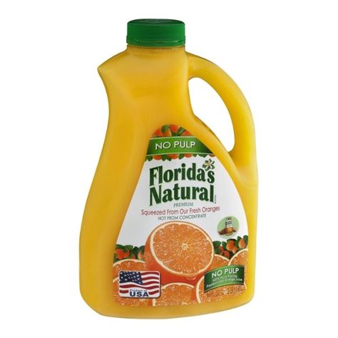 Florida's Natural Premium Orange Juice No Pulp Nivea Lip Butter, Milkshake Drink, Best Juice, Calcium Vitamins, Shopping List Grocery, Juice Drinks, Natural Juices, Packaged Food, Flavored Water