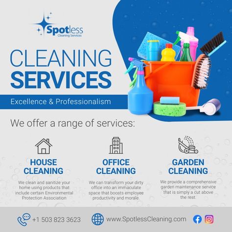 Flyers For Cleaning Services, Cleaning Service Post Ideas, House Cleaning Services Flyers, Cleaning Service Poster, Cleaning Advertising Ideas, Cleaning Service Flyer Design, Cleaning Poster, Cleaning Ads, Services Poster