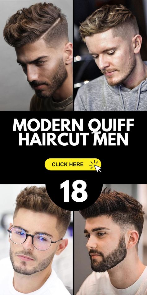 Faded Quiff Men, Mid Fade Quiff Haircut Men, Mens Haircut Quiff, Textured Quiff Haircut, Men Haircut Quiff, Textured Quiff Men, Ducktail Haircut Men, Medium Quiff Hairstyles Men, Men’s Quiff Hairstyle