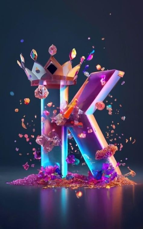 #LetterK #DigitalK #DigitalArtLetterK #ColorfulK #LogoK My Name Wallpaper, K Letter Images, Gold Graphic Design, Whatsapp Video Call, Alphabet Letters Images, Letter Art Design, Iphone Wallpaper Classy, Iphone Wallpaper Lights, Personalized Wallpaper