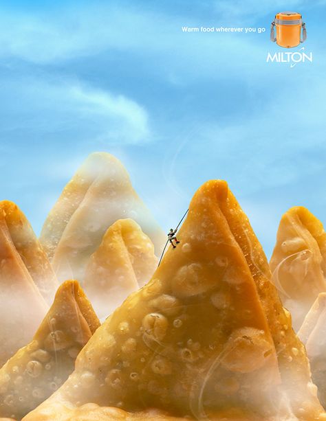 Milton tiffin advertising campaign on Behance Food Campaign Ideas, Advertising Ideas Creative Ad Campaigns, Food Creative Ads Ad Campaigns, Creative Food Advertising, Snacks Advertising, Food Ads Creative Advertising Ideas, Food Advertising Design, Product Creative Ads, Creative Food Poster Design