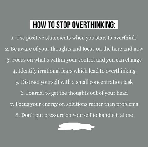 Motivational Quotes Best Advice For Overthinking, Things To Say To An Overthinker, Motivation For Overthinking, What To Do When Your Overthinking, Healing From Overthinking, How To Not Be An Overthinker, Ways To Not Overthink, How To Help With Overthinking, Motivational Quotes For Overthinking