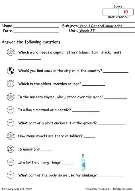 Week 27 | PrimaryLeap.co.uk Gk Questions For Grade 2, Gk Worksheets For Class 2, Worksheet For Class 2, Mental Maths, English Sentence, Science Images, Free Preschool Worksheets, Social Studies Worksheets, Free Kindergarten Worksheets
