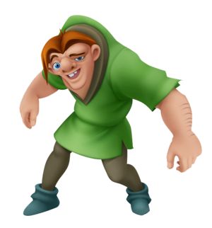 Quasimodo is the main protagonist of Disney's 1996 animated film The Hunchback of Notre Dame and its sequel. Quasimodo was born deformed, primarily known for his hunched back, of which the film takes its name from. In spite of his ghastly appearance, Quasimodo is naïve and kind-hearted, and knows little of the world outside his bell tower home; of which he was forbidden to leave from. Designer Clothing, Hunchback Of Notre Dame, Notre Dame, Clothing Accessories, Shop Online, For Women, Free Shipping