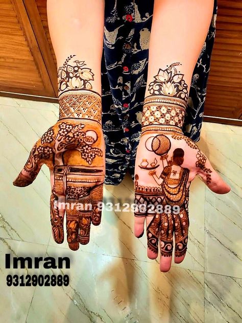 Imran mehandi Art Cont📲9312902889 Mehandi Design For Karva Chauth, Karvachauth Mehendi Designs, Karwachauth Mehndi Designs Latest, Karva Choth Mehndi, Karvachoth Mehndi, Teej Mehandi Designs, Karwachoth Mehndi, Karwachauth Mehendi Designs, Karwa Chauth Mehndi Designs