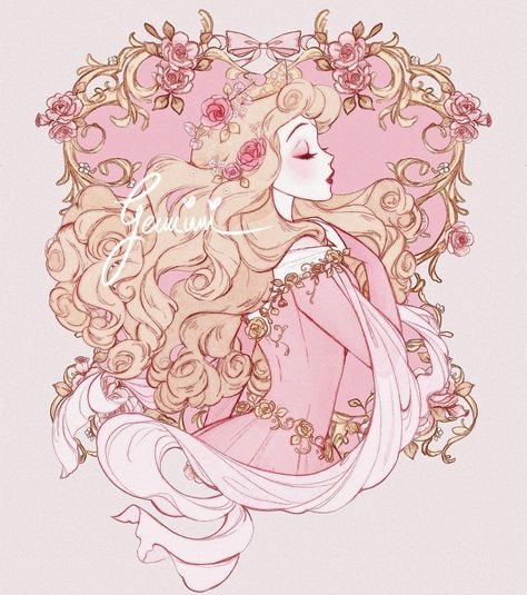 Princess Aurora, Sleeping Beauty Art, 디즈니 캐릭터, Disney Collage, Disney Princess Drawings, Princess Drawings, Fairytale Illustration, Year 3, Arte Disney