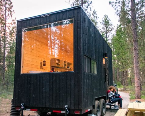 xoxo, Kay, The Awkward Traveller Getaway Cabin Review: The New Coolest Way to Disconnect…or Is It? Getaway Cabins Woods, Getaway Cabin Couple, Relax In Nature, Getaway Cabin, Dream Forest, Cozy Houses, Holiday Houses, Cabin Trip, Christmas Getaways