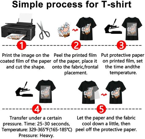 Diy T Shirt Iron On Design, Heat Transfer T Shirts, Iron On Paper Transfer, How To Put Print On Shirt, Diy Shirt Printing Transfer Paper, Iron Transfer Shirts Diy, Best T Shirt Printing Machine, How To Make T Shirt Designs, Tshirt Transfer Paper