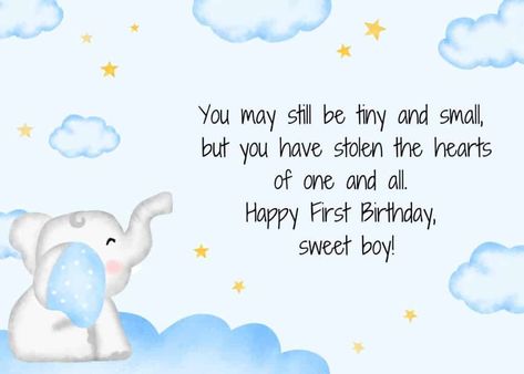 25 Sweet First Birthday Wishes, Messages, and Quotes for Baby Boy On His 1st Birthday Nephew Quotes Birthday, Birthday Wishes For First Birthday, Caption For Nephew Pic, Happy 1st Birthday Nephew, 1st Birthday Wishes For Baby Boy, First Birthday Wishes For Baby Boy, Happy 1st Birthday Boy Quotes, 1st Birthday Wishes For Nephew, 1st Birthday Wishes For Boy