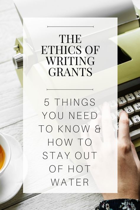 Being an ethical grant writer will keep you and your org out of trouble, but (believe it or not) it will also help  you GET more grants.  #grants #grantwriting #fundraising #arts #howto #ethics Nonprofit Grants, Grant Proposal Writing, Nonprofit Startup, Charity Work Ideas, Grant Money, Fundraising Tips, Grant Proposal, Grant Writing, Nonprofit Fundraising