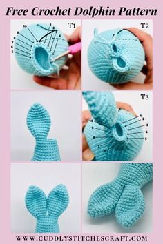 Crochet this cute Amigurumi dolphin with my free crochet dolphin pattern. I love crocheting DIY plushies as they make a great gift for kids who love their stuffed animal toys. Crochet toys are such fun to make and although they may look hard to make, they are not. This tutorial will help you step by step with how to crochet this adorable dolphin. View my free Amigurumi patterns to find a crochet animal toy you'll love! #crochetanimals #crochetwhalepattern #crochettoys #amigurumi #crochetdolls Crochet Dolphin Pattern Free, Free Crochet Dolphin Pattern, Amigurumi Dolphin Free Pattern, Free Dolphin Crochet Pattern, Crochet Dolphin Free Pattern Amigurumi, Dolphin Amigurumi Free Pattern, Dolphin Crochet Pattern Free, Crochet Dolphin Free Pattern, Whale Crochet Pattern Free