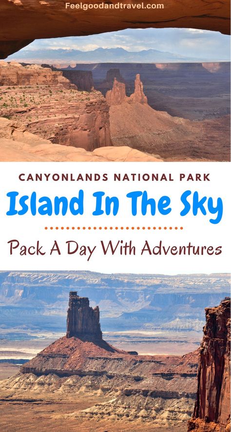 A detailed guide to Island in the Sky in Canyonlands National Park, Utah, a vast desert of deep canyons and striking rock formations. #CanyonlandsNationalPark #Canyonlands #IslandInTheSky #VisitUtah #UtahTravel #UtahNature #UtahNationalParks Island In The Sky, Utah National Parks Road Trip, Utah Trip, Southwest Travel, National Parks America, Utah Vacation, Visit Utah, Utah Adventures, Utah Road Trip