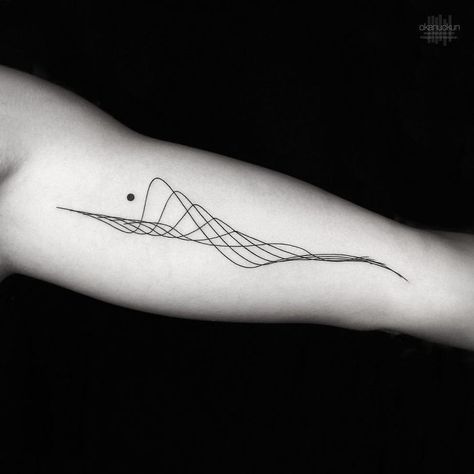 Geometric Tattoos, Acab Tattoo, Swag Tattoo, Shape Tattoo, Muster Tattoos, Tattoos Geometric, Geometric Tattoo Design, Line Art Tattoos, Waves Tattoo