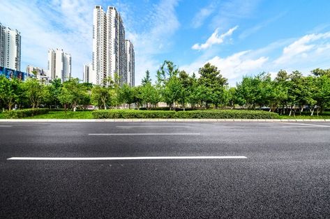 Road with a buildings and park backgroun... | Free Photo #Freepik #freephoto #business #car #city #building Gacha Road Background, Background Building Images, Parking Background, Roads Background For Editing, Bike Background, Road Background, Background Horizontal, Park Background, Street Background