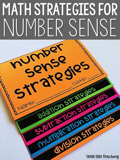 Learn 5 ways to foster math fluency in your classroom that aligns to number sense and problem solving. A FREE number sense flipbook is included. Perfect for 4th grade math and 5th grade math. Envision Math, Elementary Math Classroom, Math Fluency, Fifth Grade Math, Math Number Sense, Math Intervention, Math Strategies, Math Tutor, Math Methods