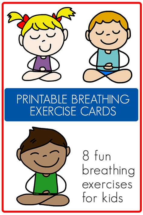 8 breathing exercises for kids work well as calm down techniques, mindfulness or relaxation exercises, and as brain breaks. Free, printable activity cards for school or home. #breathingexercises #kidsbreathingexercises #calmdowntechniques #calmdownexercises #socialemotionallearning #managingemotions #classroomprintables Yoga For Preschoolers Free Printables, Calm Down Exercises, Preschool Breathing Exercises, Yoga Cards For Kids Printable Free, Free Calm Down Corner Printables, Relaxing Activities For Kids, Emotion Cards For Kids Free Printable, Breathing Visuals, Calm Down Corner Free Printables