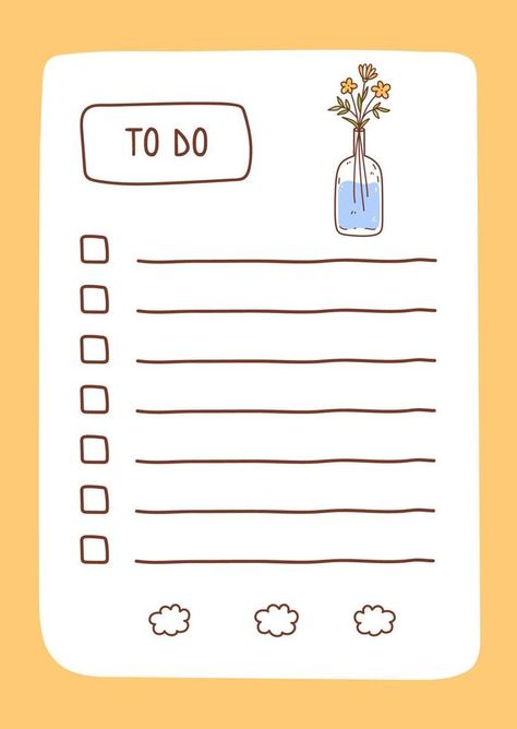 Journal Design Template, Checklist Aesthetic Template, To Do List Ideas Aesthetic, To-do List, To Do List Template Free Printable, Aesthetic To Do List Ideas, Notes Design Template, To Do List Drawing, To Do List Illustration