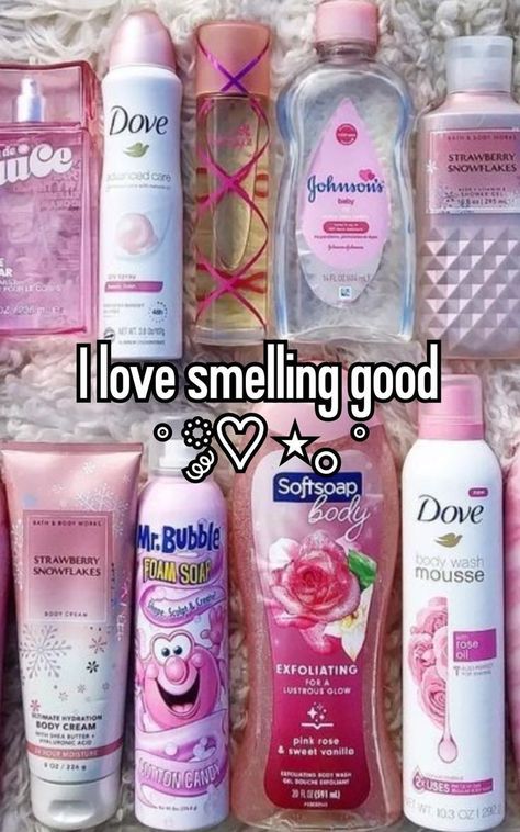 Smelling Good, Body Hygiene, Shower Skin Care, Good Products, Pretty Skin Care, Bath And Body Care, Pretty Skin, Pink Girly Things, Body Care Routine