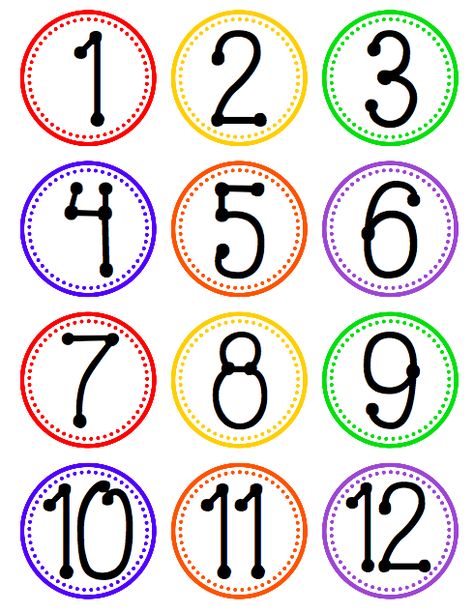 FREEBIE - Hanging Fan Labels for Tables, Centers, or Stations with Number Circles Polka Dot Classroom, Number Labels, Classroom Labels, First Year Teachers, Aktivitas Montessori, Numbers Preschool, Printable Numbers, Math Stations, Beginning Of School