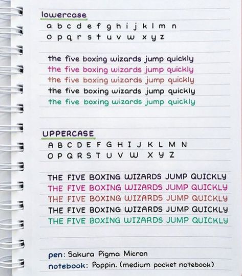 Aesthetic Font Handwriting, Handwriting Fonts Alphabet Practice, Learn Writing Fonts, Aesthetic Alphabet Handwriting, Caligraphy Notes Ideas, Handwriting Styles Names, Neat Alphabet Handwriting, Cute Neat Handwriting Alphabet, Handwriting Reference Alphabet