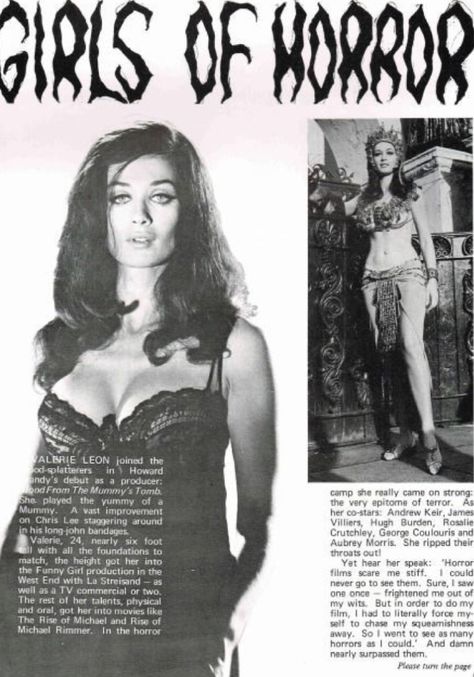 Horror Films, Vintage Horror, Tumblr, Valerie Leon, Retro Horror, Long John, Dark Aesthetic, Wall Collage, Horror Movies