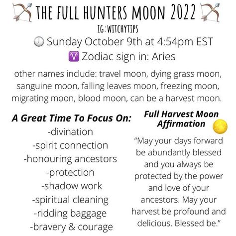 Hunters Moon, Charge Your Crystals, Spell Work, Libra Season, Moon Calendar, Moon Witch, Happy October, Time Zone, Blood Moon