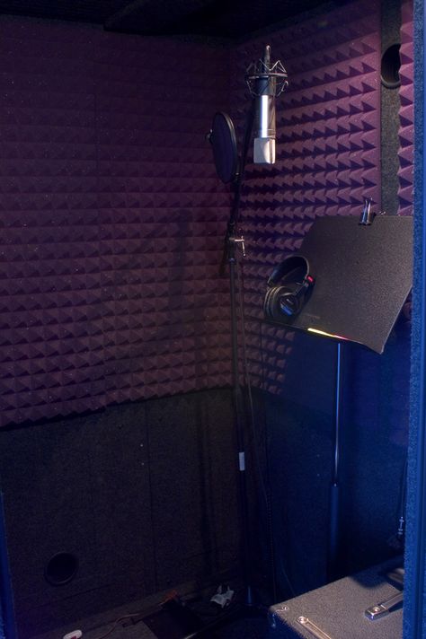 Sound booth in my home for recording! Aesthetic Home Music Studio, School Music Room Aesthetic, Home Music Studio Aesthetic, Recording Studio Aesthetic, Sound Booth, Recording Booth, Home Recording Studio Setup, Recording Studio Setup, Music Recording Studio