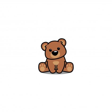 Cute bear sitting | Premium Vector #Freepik #vector Teddy Bear Doodle, Teddy Drawing, Teddy Bear Tattoos, Doodles Bonitos, Teddy Bear Cartoon, Teddy Bear Drawing, Bear Sitting, Teddy Bear Clipart, Teddy Bear Wallpaper