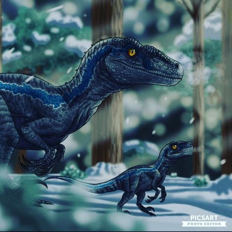 Beta is the cutest but blue is protecting her❤ Blue Jurassic World Fanart, Blue And Beta Jurassic World, Blue Dinasour, Dinosaurs Background, Blue The Velociraptor, Velociraptor Blue, Blue Jurassic World, Cute Disney Quotes, Realistic Animal Drawings