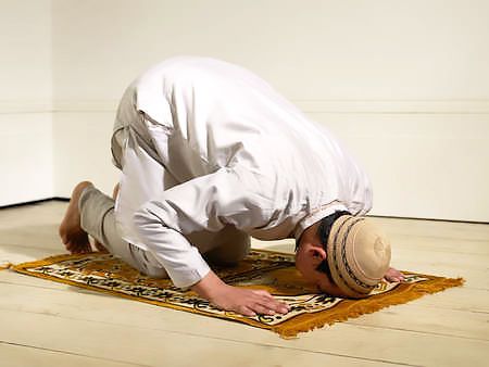 Muslim Man Praying on an Islamic Prayer Rug Islamic Photo, Muslim Prayer Rug, Man Praying, 5 Pillars, Muslim Pray, Pillars Of Islam, La Ilaha Illallah, Personal Prayer, Christian College