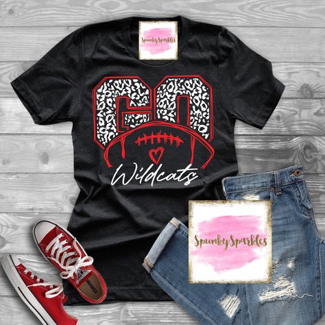 Grandma Football Shirts Design, Personalized Football Shirts, High School Football Mom Shirts, Football Mom Outfits Fall, Football Mom Hoodie Ideas, Cute Football Mom Shirts, Football T Shirts Design, Panthers Football Shirt, Plus Size Game Day Outfit Football