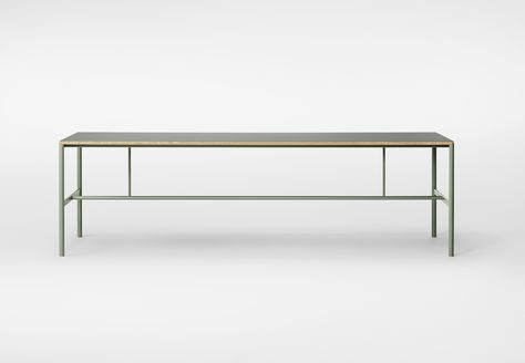Mies Dining Table is a minimal dining table created by Copenhagen-based designers Million. The German-American architect Ludwig Mies van der Rohe’s minimalist dictum ’less is more’ provided the inspiration for the Mies Dining Table, which brings horizontal and vertical lines together in a stringent architectural composition. Ludwig Mies Van Der Rohe, Minimal Dining Table, Architectural Composition, Contemporary Modern Dining Table, Minimal Dining, Oak Plywood, Esstisch Modern, Vertical Lines, Coffe Table