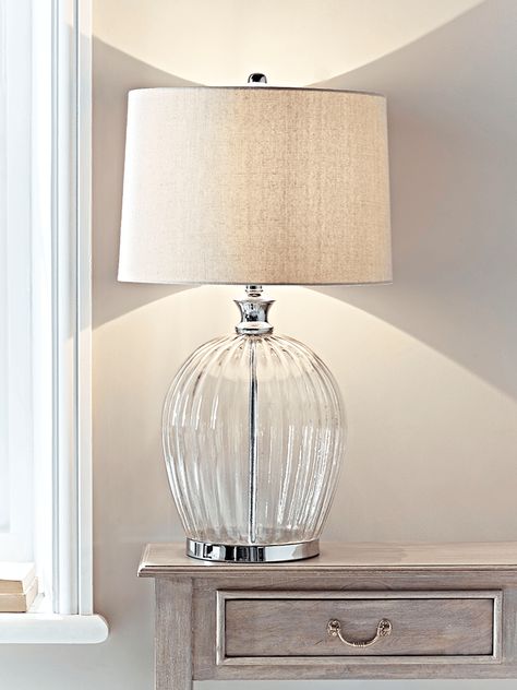 Clear glass lamps