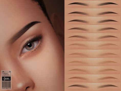 cosimetic's Eyebrows | NO 30 Knight Skin Sims 4 Cc, Sims 4 Cc Folder Organization, Sims 4 Cc Face Details Female, Sims4cc Piercings, Sims 4 Maxis Accessories, Sims Cc Graphic Tee, Sims Cc Lululemon, Realistic Skin Cc Sims 4, Dystopian Sims 4 Cc