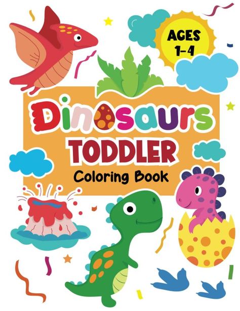 Alphabet Adventure, Coloring Book Cover, Thanksgiving Coloring Book, Mickey Mouse Coloring Pages, Coloring Books For Kids, Haiwan Comel, Dinosaur Dinosaur, Kids Notes, Christmas Activity Book