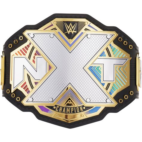 Prior to electrifying the WWE Universe the world over, many of your favorite RAW and SmackDown Superstars were standard-bearers for up-and-coming sports entertainment excellence as NXT Champions. Glorify your desk, shelf or tabletop with this Championship Replica title belt. Designed to look like the belt worn on NXT 2.0, this replica is sure to have you feeling like you're at the top of the mountain. Wwe Belt, Wwe Belts, Halloween Havoc, 80s Tv, Top Of The Mountain, Engraved Plates, Halloween Long Sleeve, Gold Color Scheme, Custom Plates