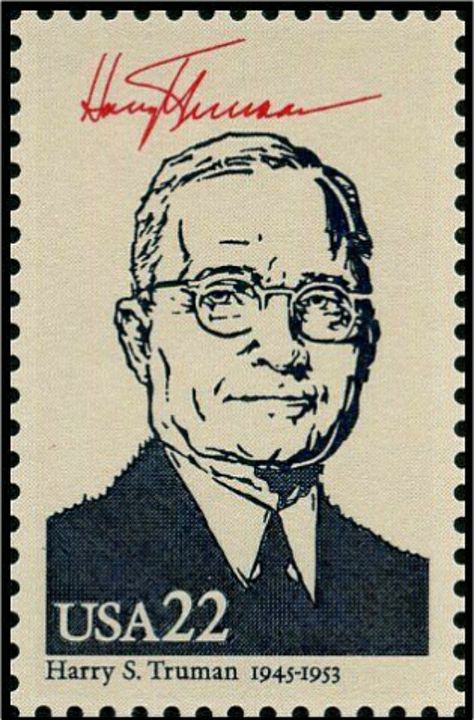 Harry S. Truman (1986) Usps Stamps, Harry S Truman, Usa Stamps, Harry Truman, Going Postal, Old Stamps, United States Presidents, History People, Us Presidents
