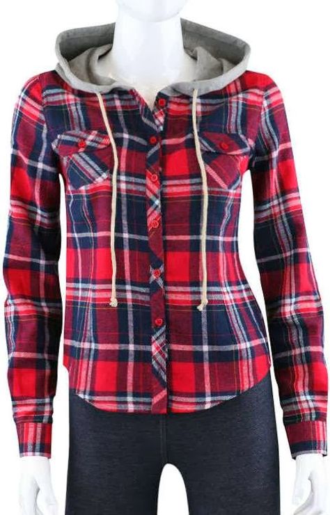 Neo Grunge, Flannel Hoodie, Fashion 90s, Hoodie Outfit, Hooded Shirt, Grunge Style, Shirt Fashion, Dream Clothes, Plaid Flannel