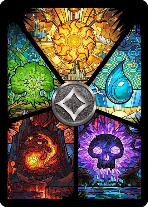 Mtg Color Wheel, Mtg Wallpaper Iphone, Mtg Wallpaper Magic The Gathering, Mtg Proxy Cards, Magic Cards Art, Dnd Wallpaper Iphone, Mtg Tattoo, Dungeons And Dragons Wallpaper, Mtg Wallpaper