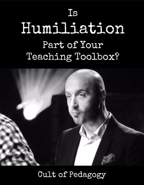 When you humiliate someone, their focus moves away from the subject at hand. Instead of thinking about their own behavior, that student is now focused on how much they can’t stand you. #CultofPedagogy #teacherstudentrelationships #behaviormanagement #teacherhealth #middleschool #highschool #upperelementary #earlyelementary Health Teacher, Cult Of Pedagogy, African Architecture, Secondary Classroom, Classroom Culture, Social Studies Classroom, Student Behavior, Instructional Coaching, Teaching Practices