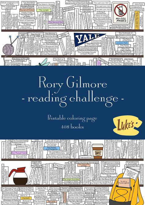 Rory Gilmore Bookshelf, Rory Gilmore Reading List Printable, Rory Gilmore Reading List Book Challenge, Rory Gilmore Book List Reading Challenge, Rory Gilmore Book List, Rory Gilmore Reading List, Reading Challenge Printable, Rory Gilmore Reading Challenge, Reading List Printable