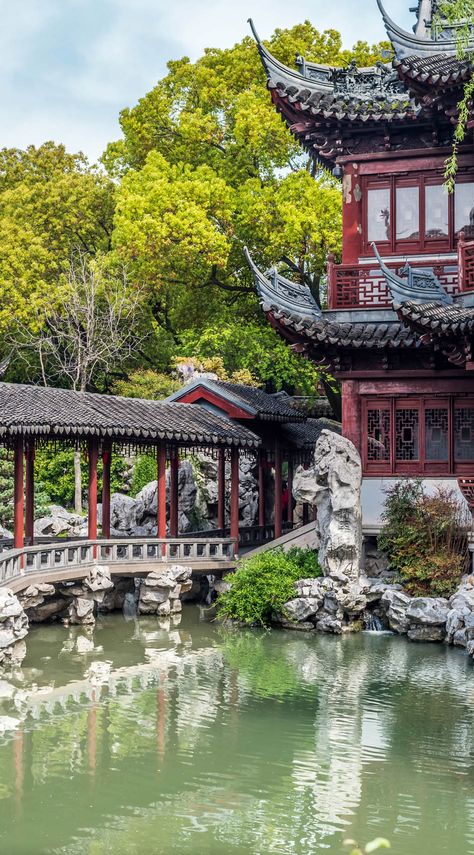 Suzhou, Chinese Architecture, Yuyuan Garden, China Garden, Asian Architecture, Chinese Landscape, Chinese Garden, Shanghai China, China Travel