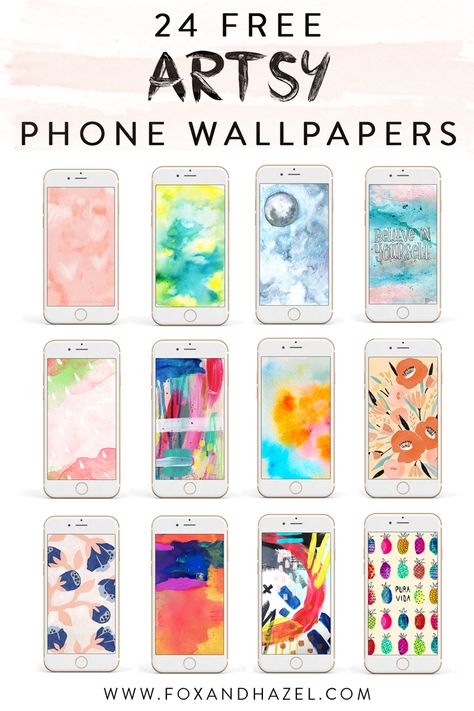 Free Wallpaper For Android Phone, Art Phone Wallpapers, Background Images Desktop, Cell Wallpaper, Fox Wallpaper, 480x800 Wallpaper, Craft Printables, Creative Watercolor, Dress Your Tech